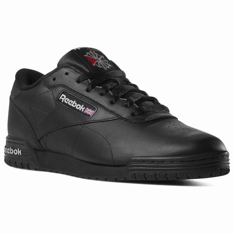 Tenisi Reebok Ex-o-fit Clean Logo Int Dama Negrii/Argintii Romania KX7923NP